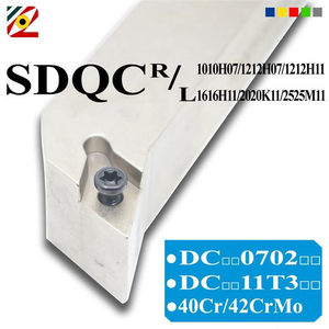 Portaherramientas de corte externo SDQCR R/L