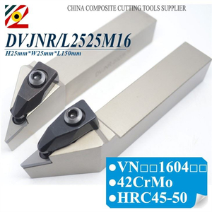 Portaherramientas de torneado externo CNC DVJNRL2525M16