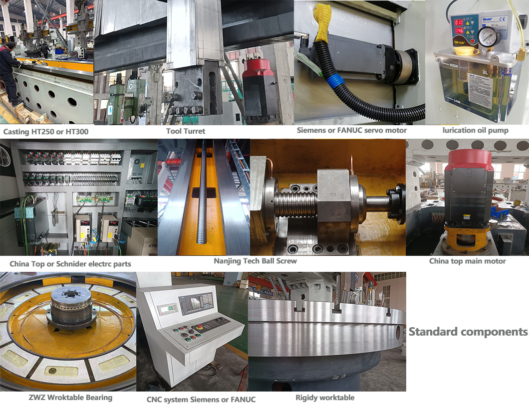 Torno vertical de doble columna- 标配