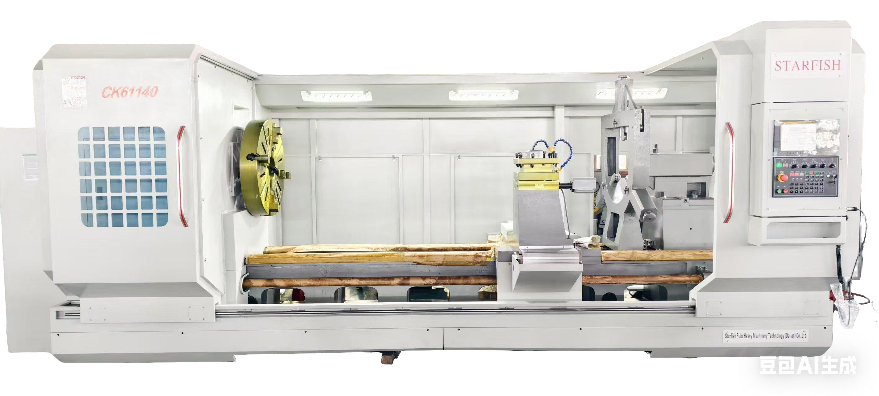 Máquina de torno de CNC horizontal