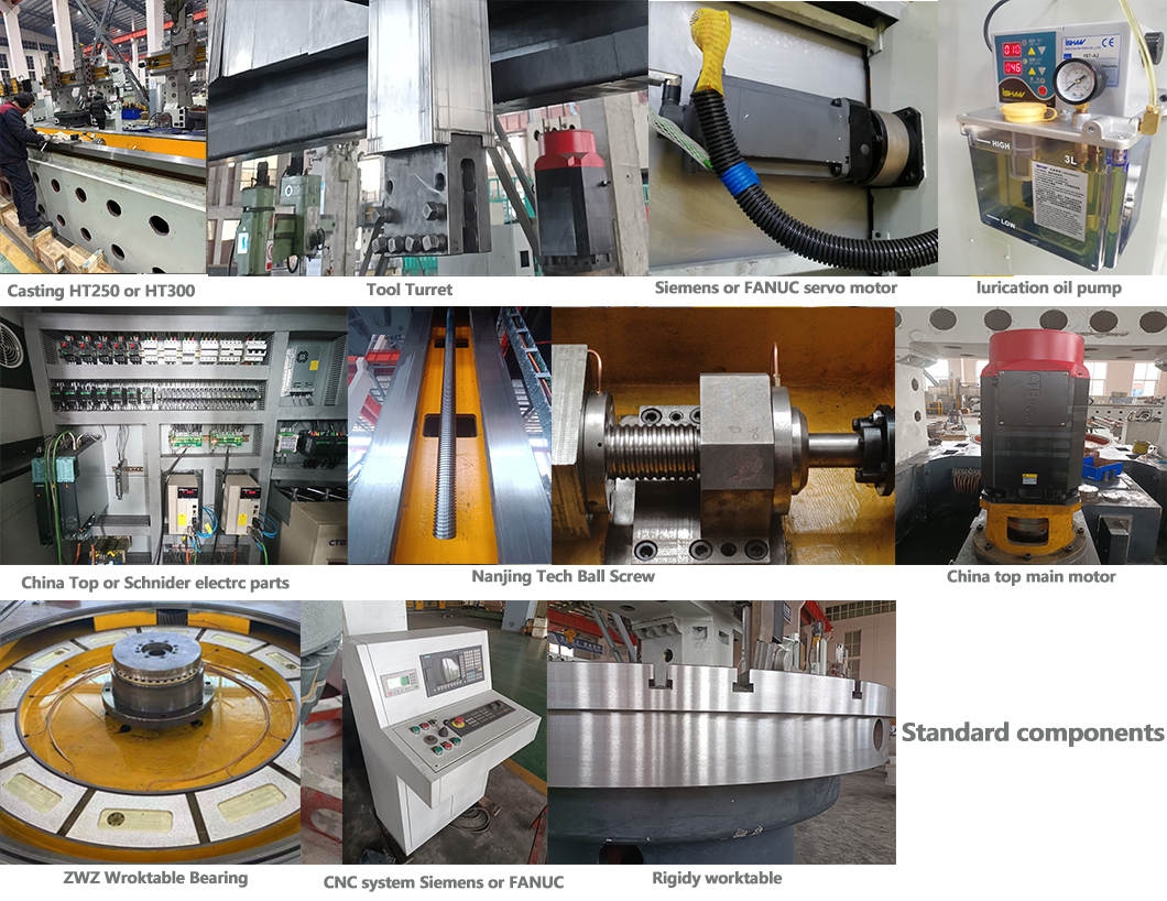 Torno vertical de doble columna- 标配